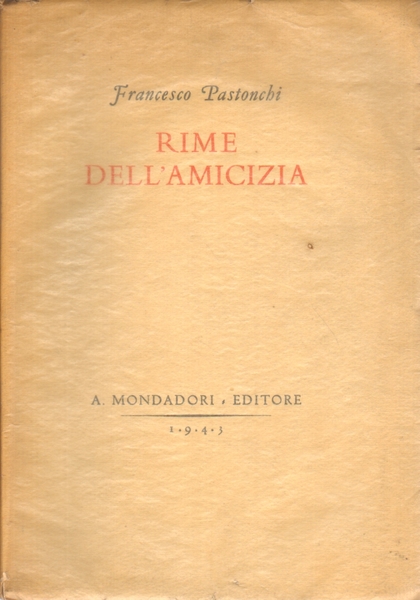 Rime dell'Amicizia