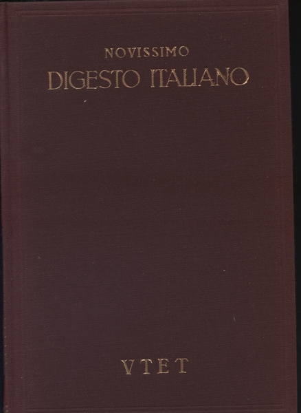Novissimo digesto italiano. Volume VII: FALS-GO