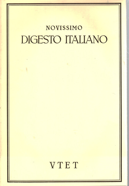 Novissimo digesto italiano. Appendice COG-DIR