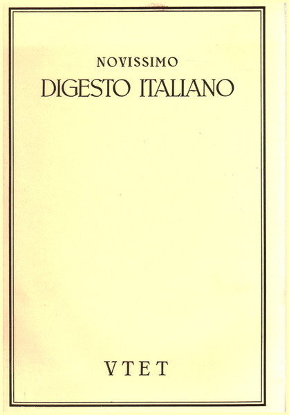 Novissimo digesto italiano. Appendice A-COD