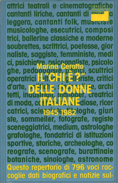 Il «chi è?» delle donne italiane