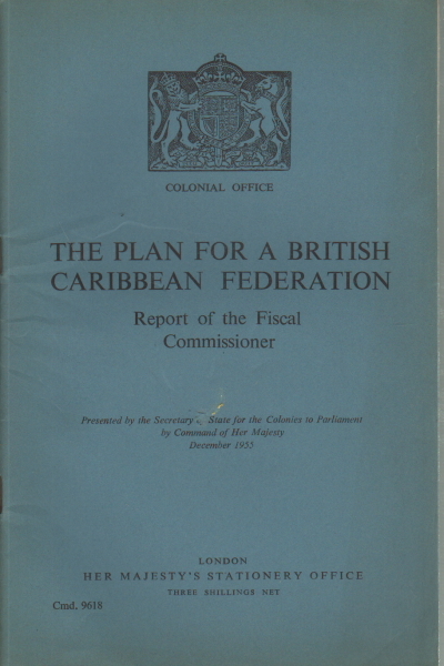 The plan for a British Caribbean federation