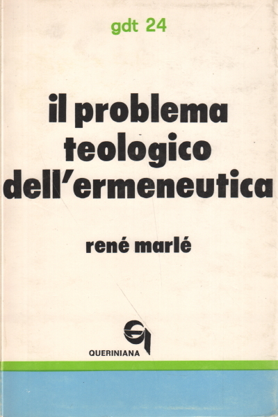 Il problema teologico dell'ermeneutica