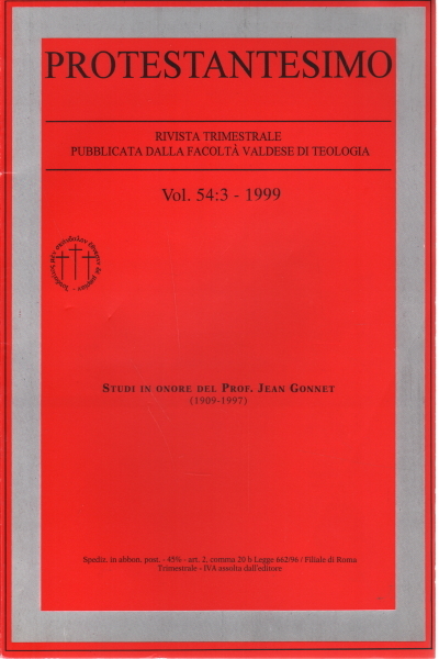 Protestantesimo Vol. 54: 3 -1999