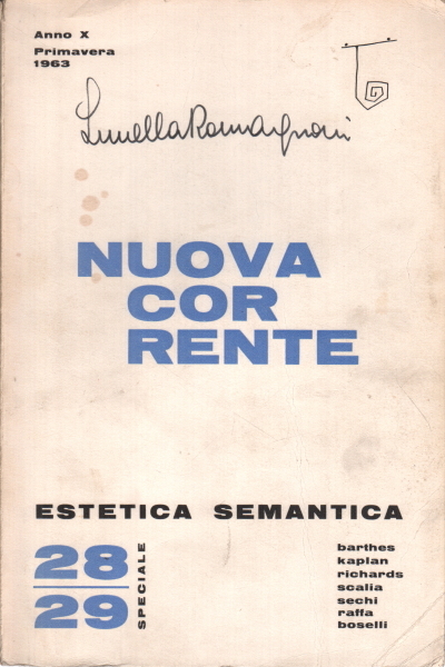 Nuova Corrente 28-29 (Anno X, Primavera 1963)