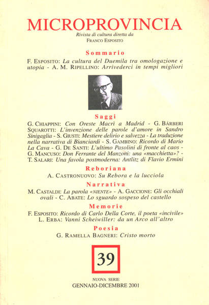 Microprovincia N. 39