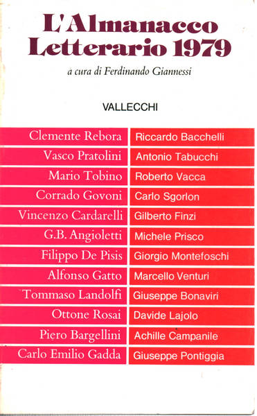 L'Almanacco Letterario 1979