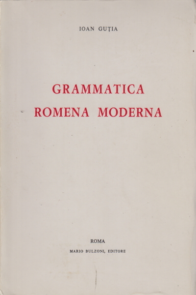 Grammatica romena moderna