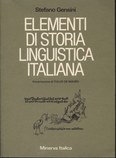 Elementi di storia di linguistica italiana