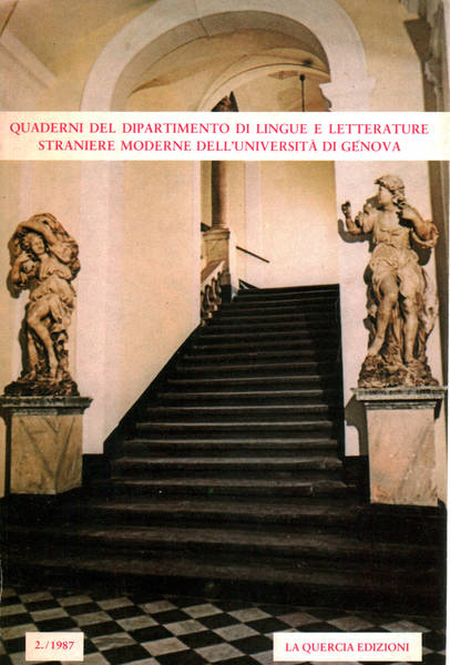 Quaderni del Dipartimento di Lingue e Letterature Straniere Moderne 2, …