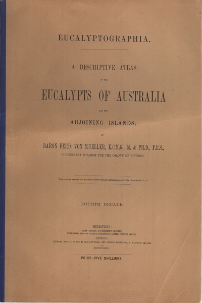 A descriptive atlas of the eucalypts of Australia and the …