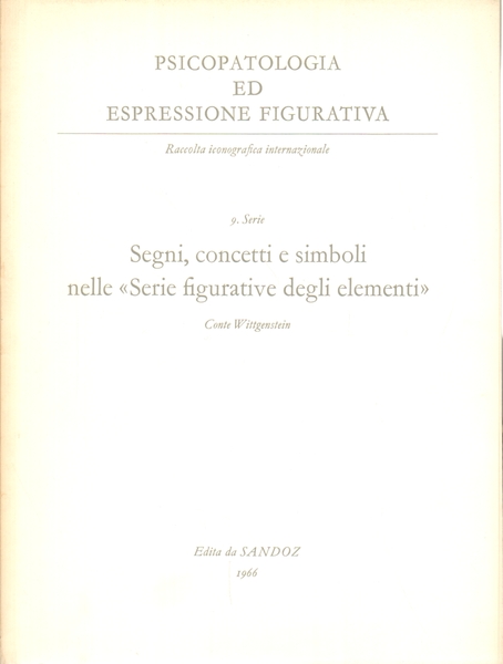 Segni, concetti e simboli nelle Serie figurative degli elementi