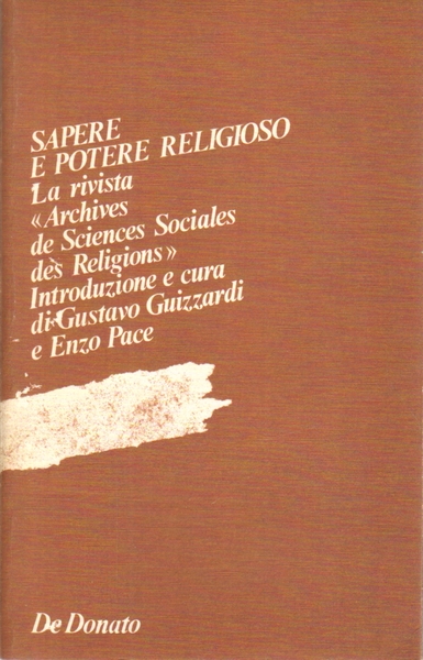 Sapere e potere religioso