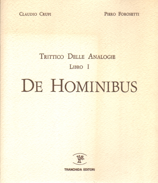 Trittico delle analogie libro I: De Hominibus