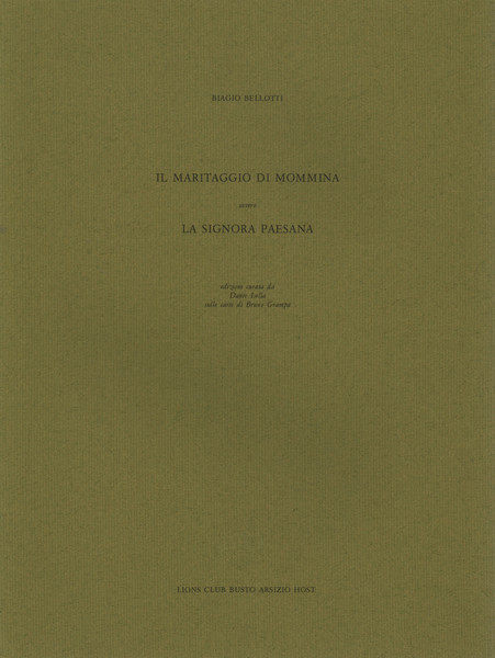 Il maritaggio di mommina ovvero la signora paesana