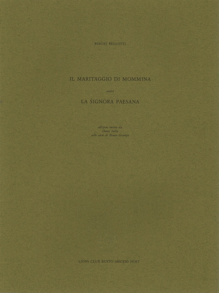 Il maritaggio di mommina ovvero la signora paesana