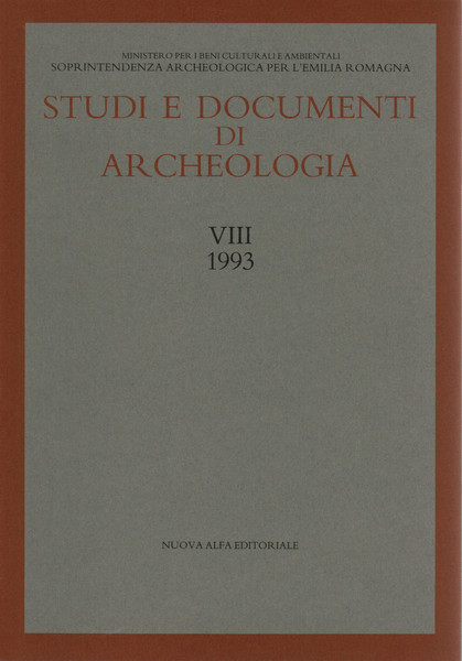 Studi e documenti di archeologia. Vol. VIII (1993)