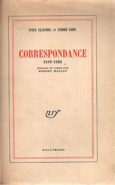 Correspondance 1899-1926