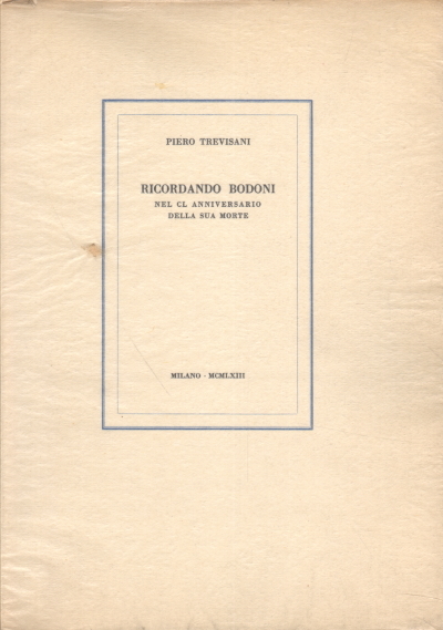 Ricordando Bodoni