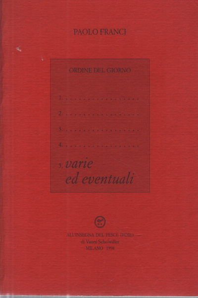 Varie ed eventuali