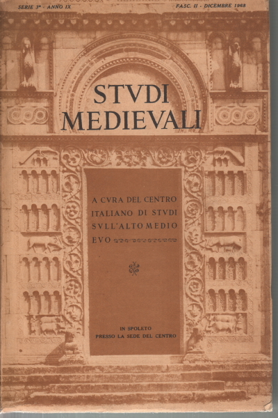 Studi Medievali - anno IX