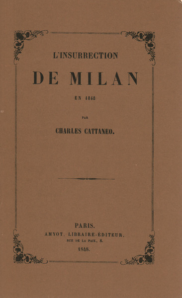 L'insurrection de Milan en 1848