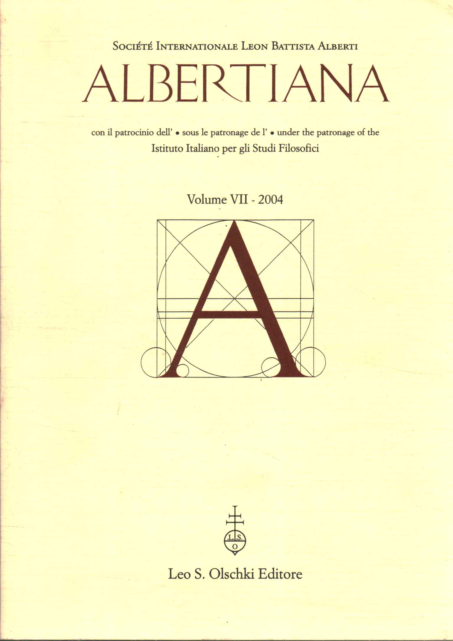 Albertiana (Volume VII-2004)