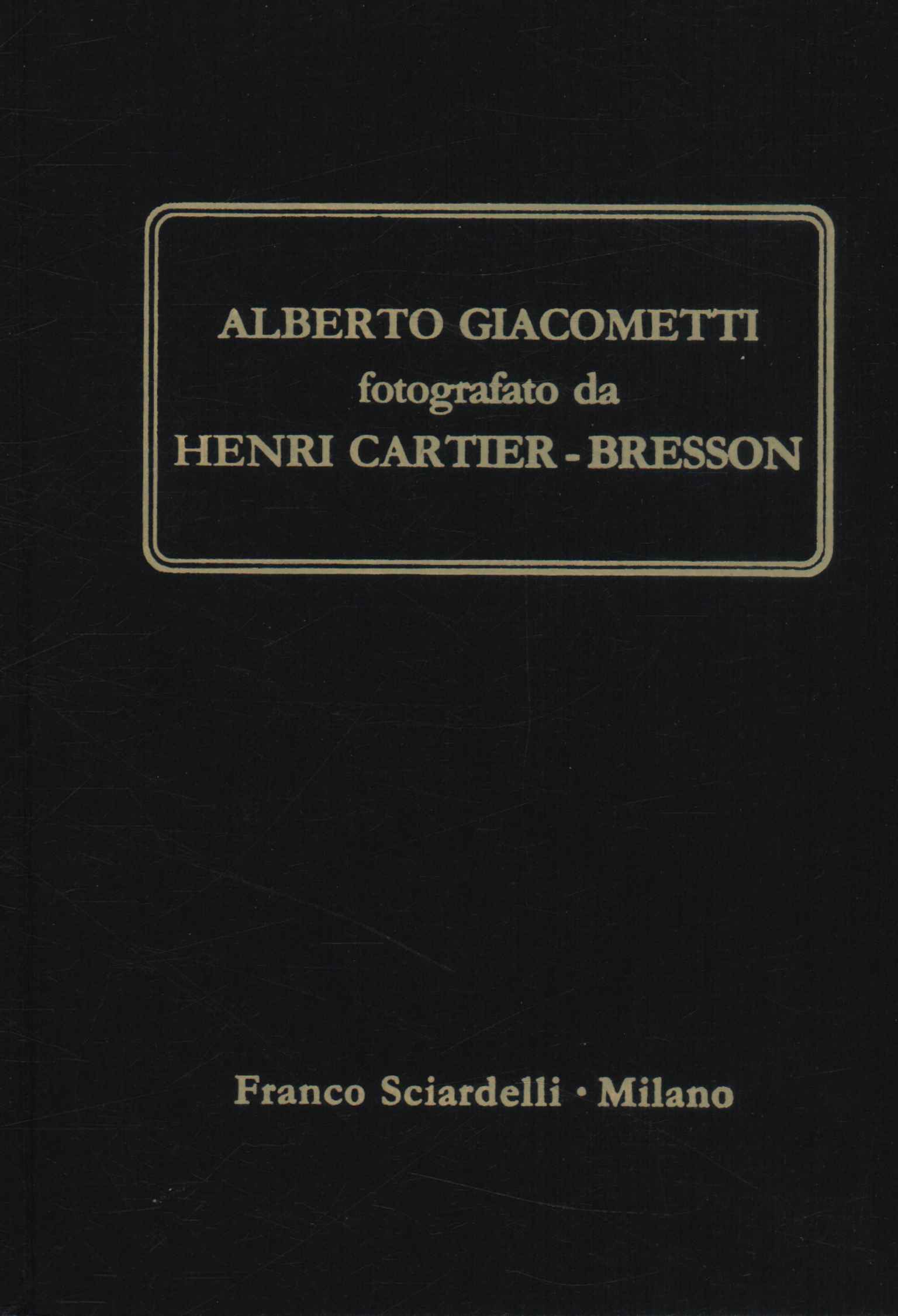 Alberto Giacometti fotografato da Henri Cartier-Bresson