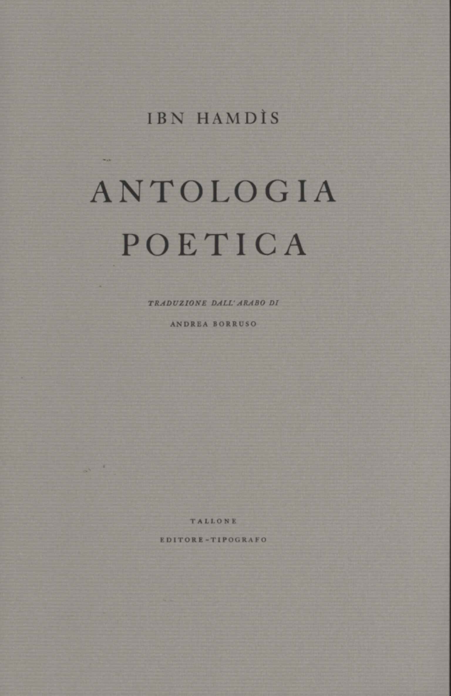 Antologia poetica