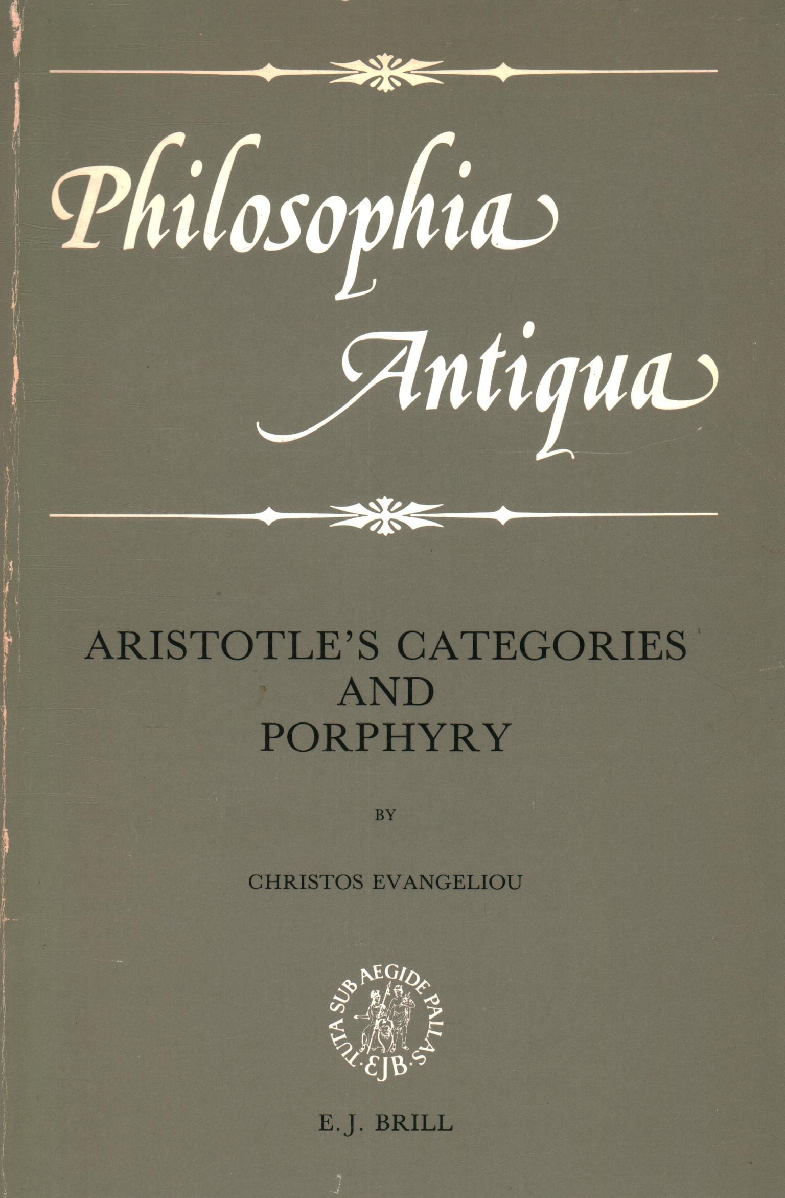 Aristotle's Categories and Porphyry