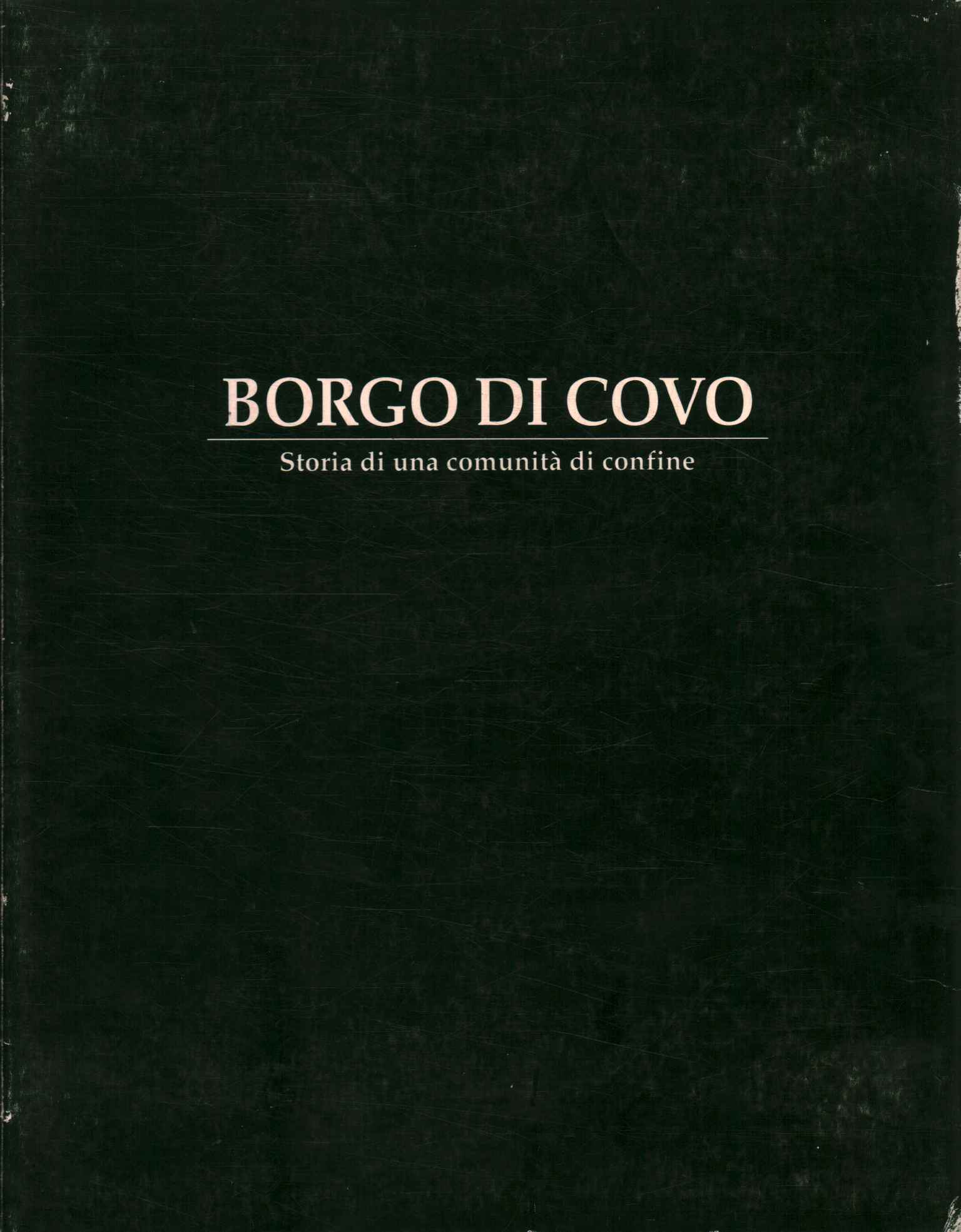 Borgo di Covo. Storia di una comunità di confine