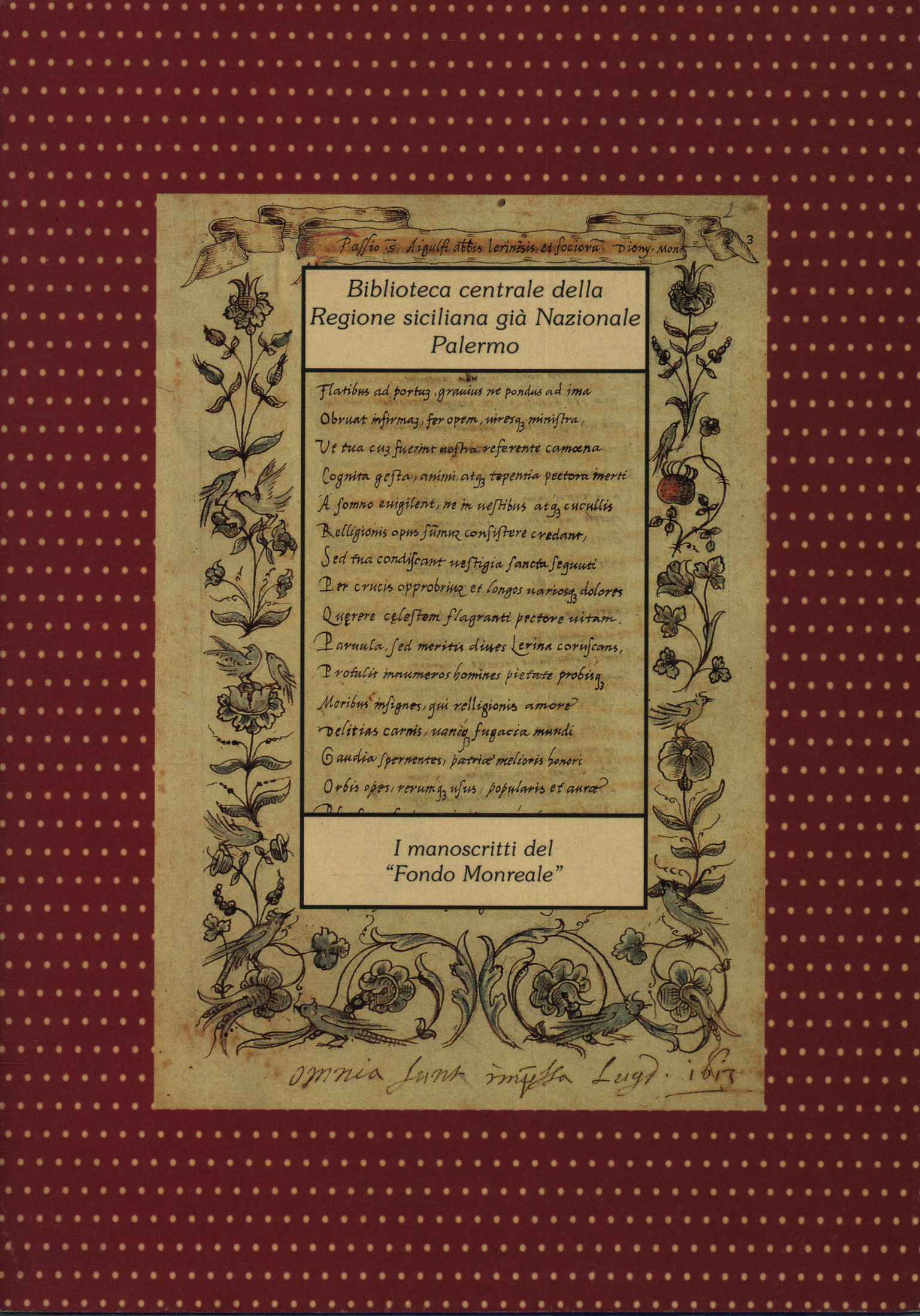 Catalogo dei manoscritti del fondo Monreale della biblioteca centrale della …