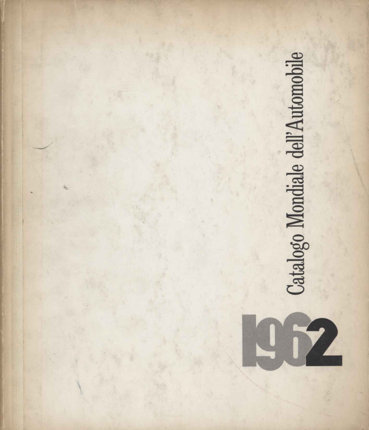 Catalogo Mondiale dell'Automobile 1962