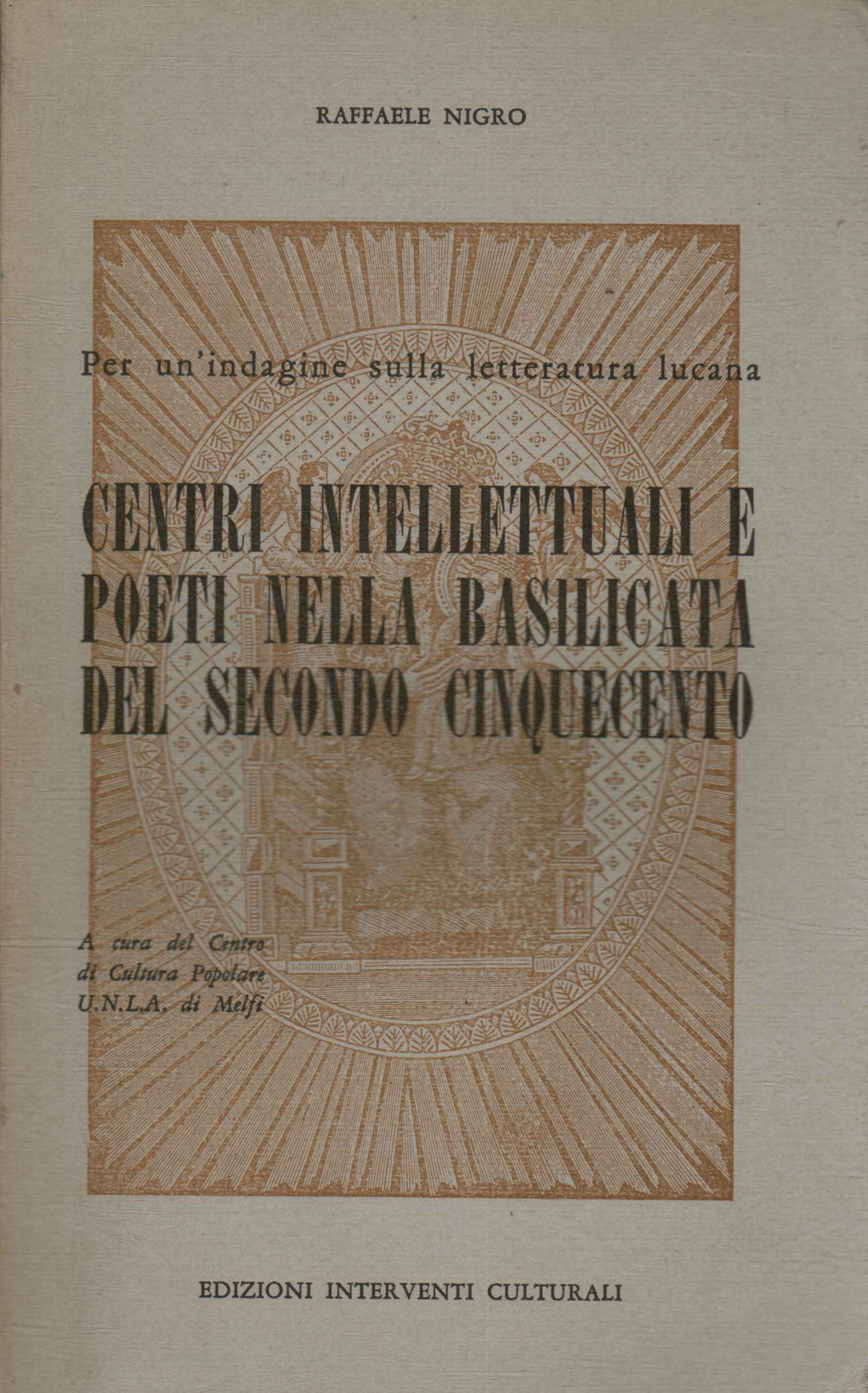 Centri intellettuali e poeti nella Basilicata del secondo Cinquecento