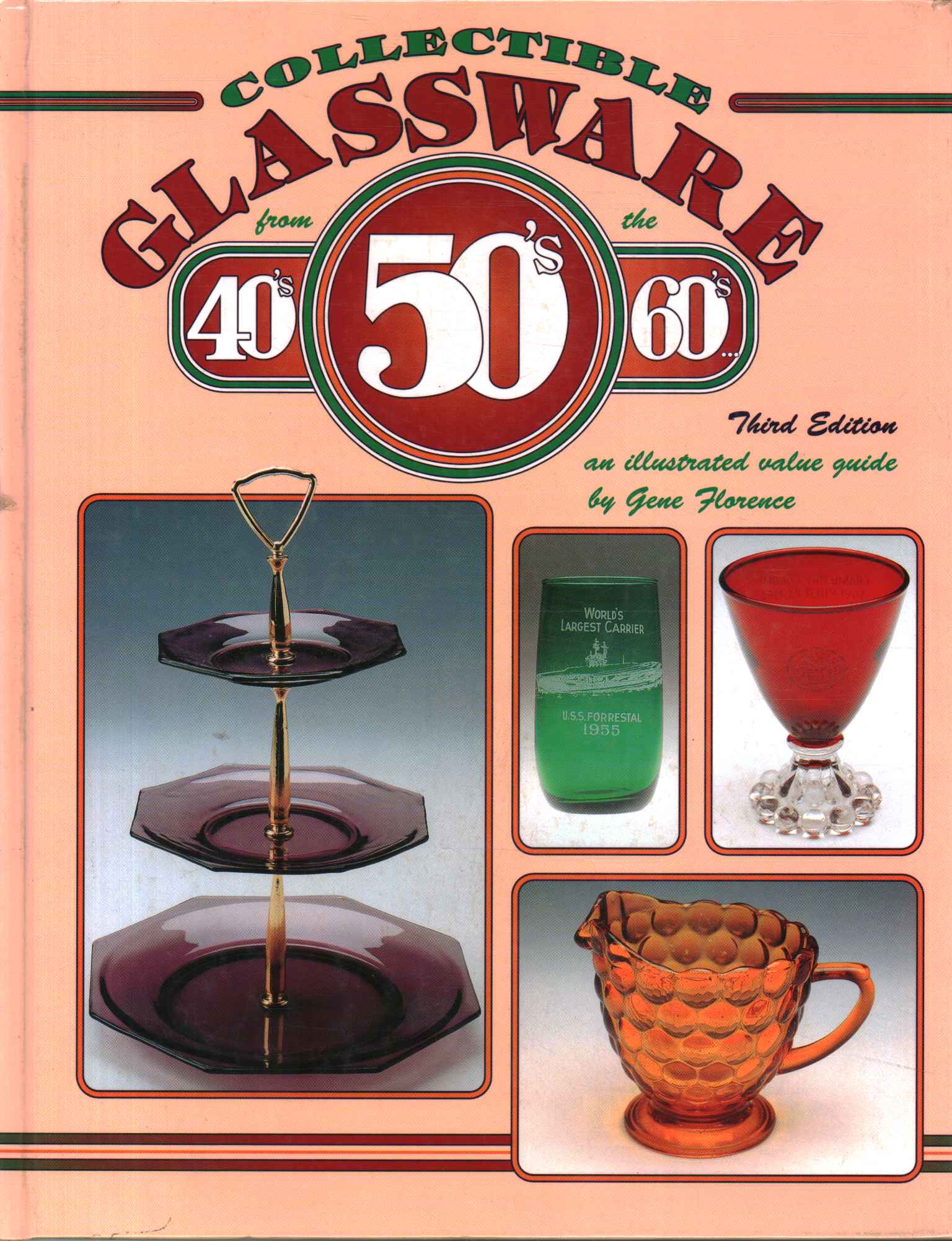 Collectible glassware from the 40s, 50s, 60s.