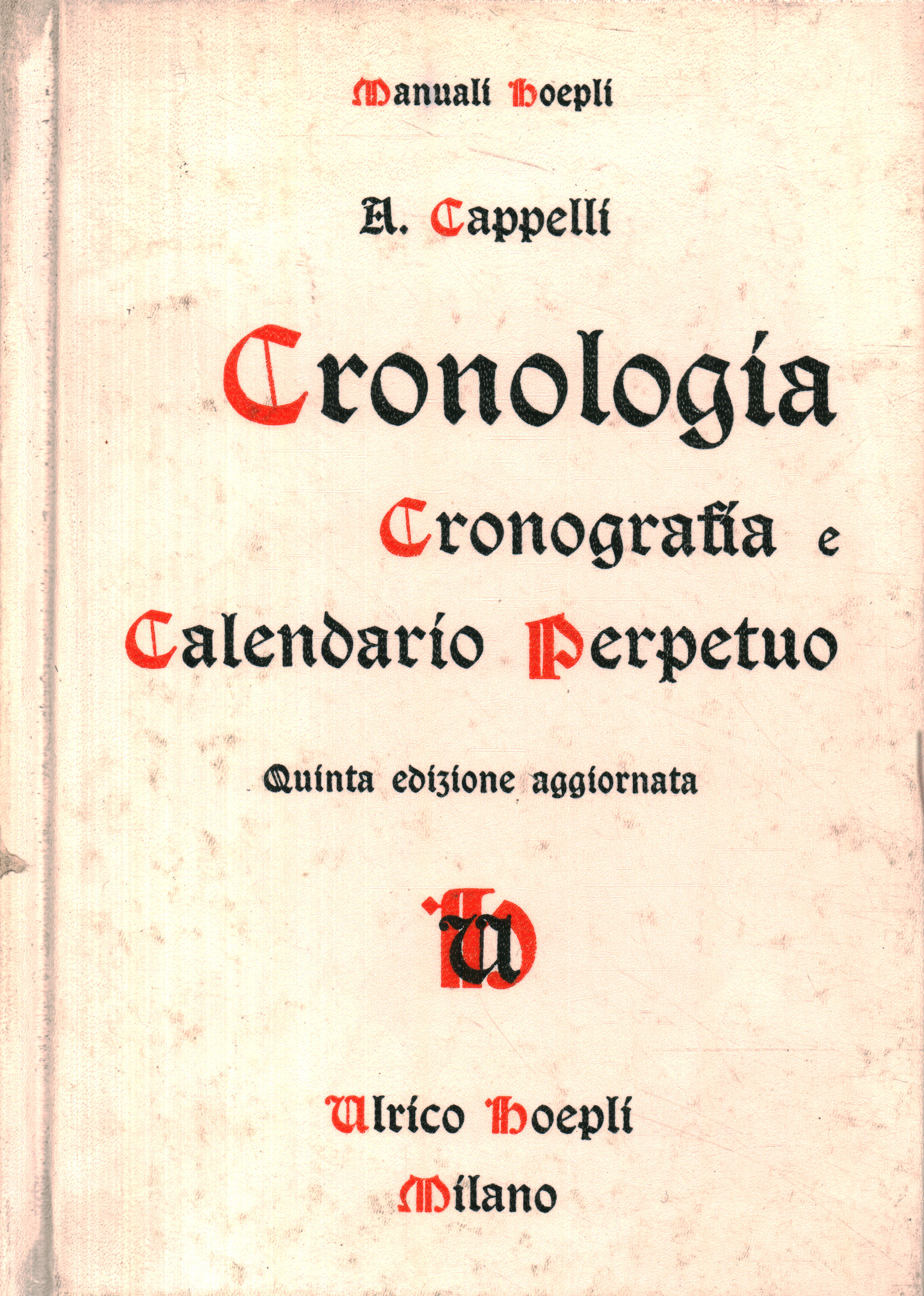 Cronologia, cronografia e calendario perpetuo