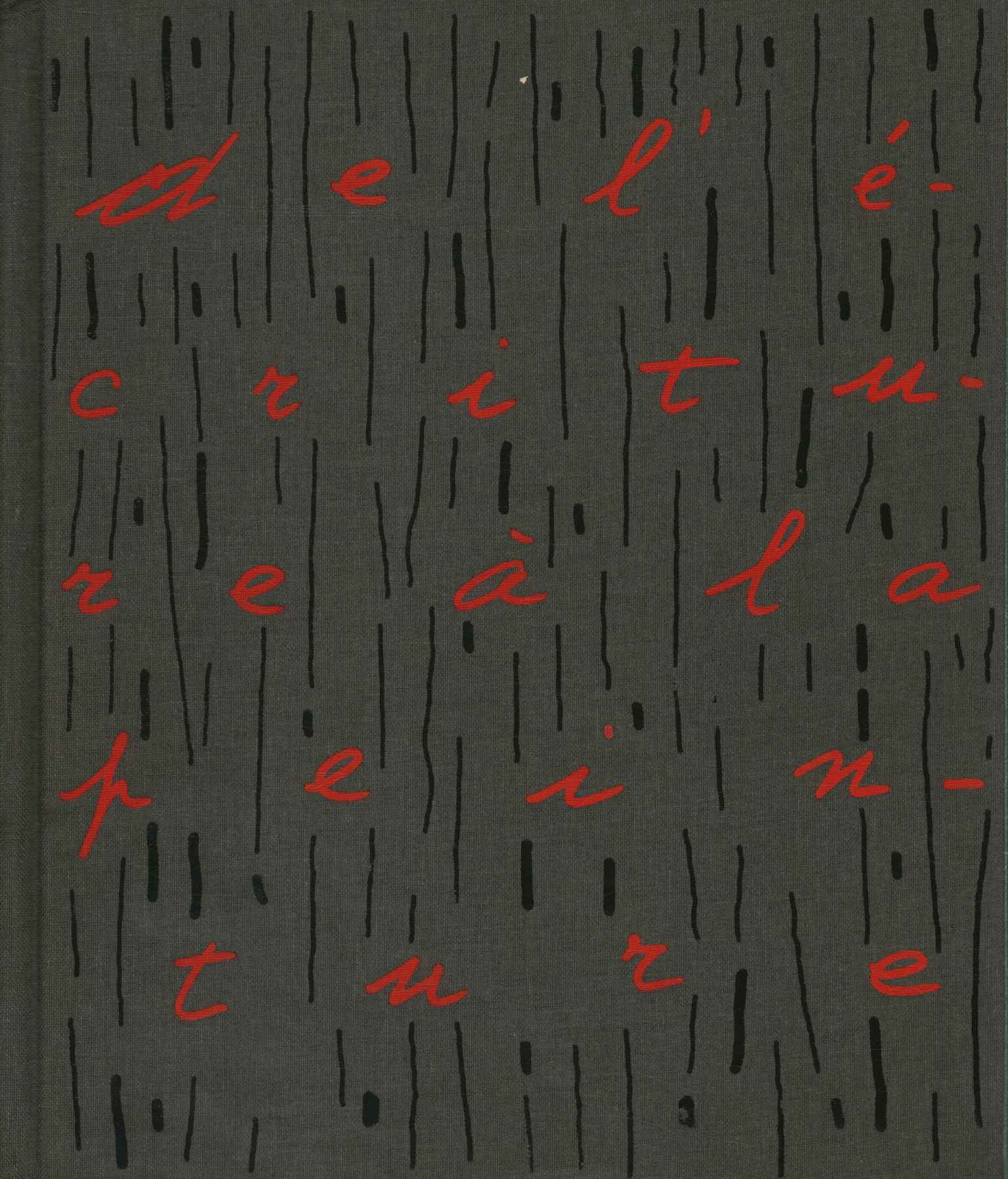 De l'ecriture a la peinture