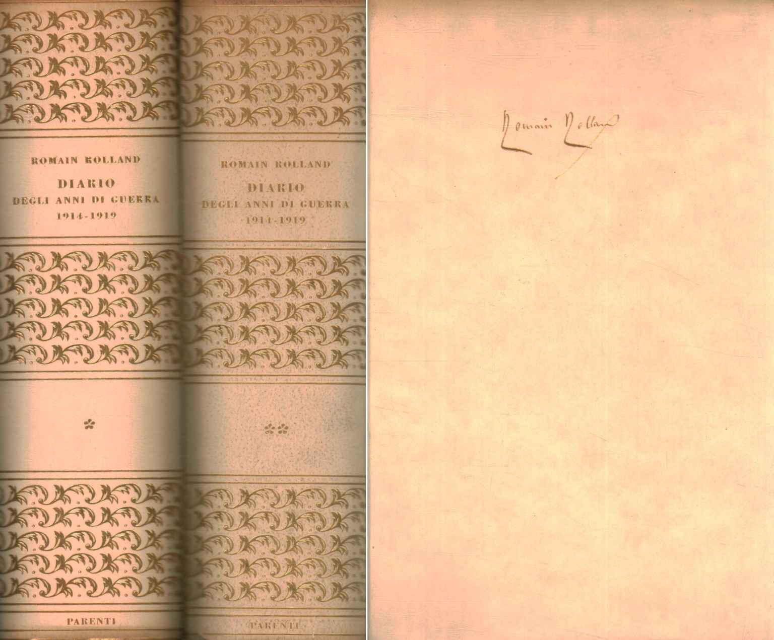 Diario degli anni di guerra 1914-1919 (2 Volumi)