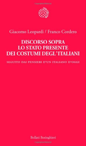 Discorso sopra lo stato presente dei costumi degl'italiani