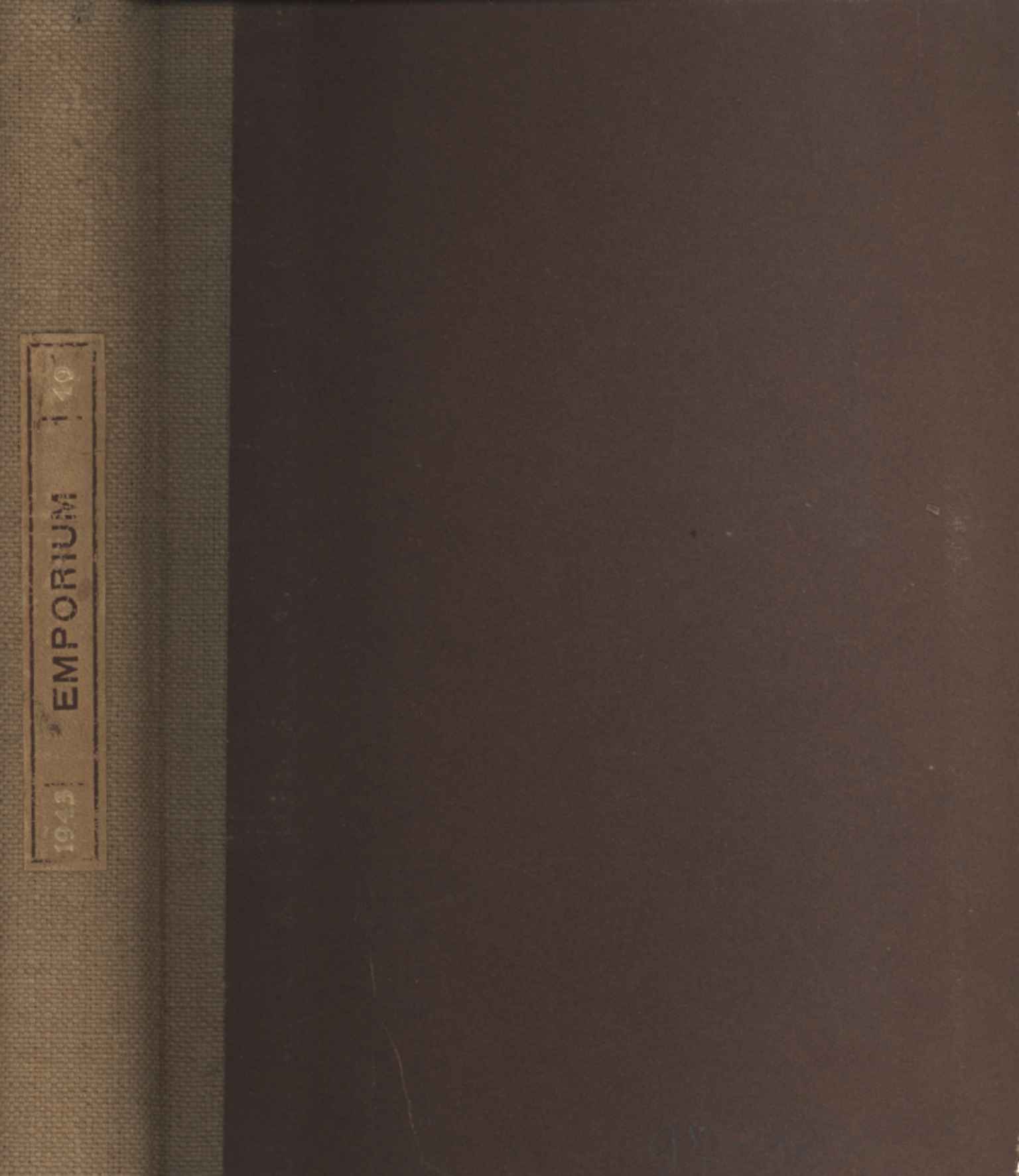Emporium. Rivista mensile illustrata d'arte e di cultura 1943