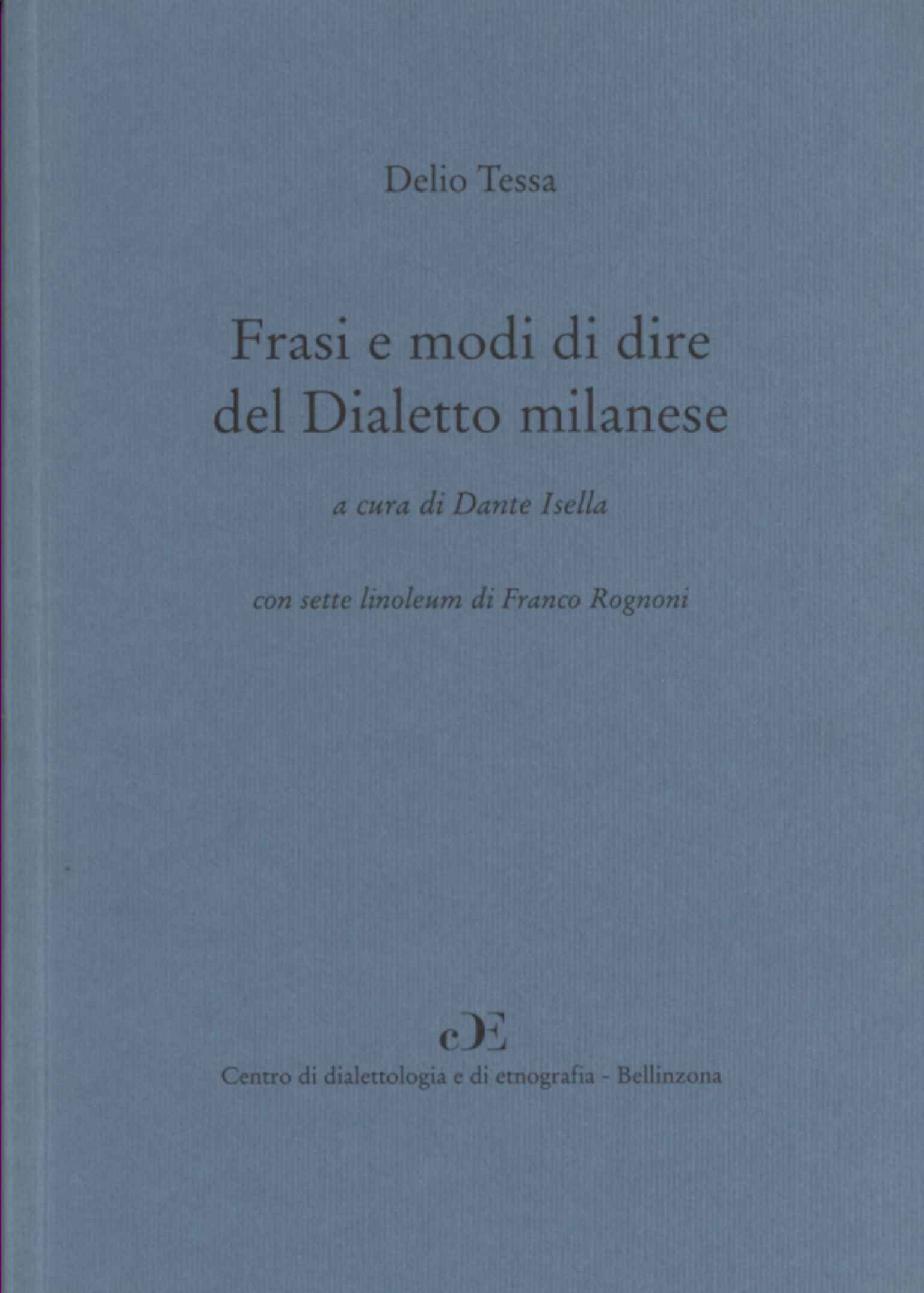 Frasi e modi di dire del Dialetto milanese