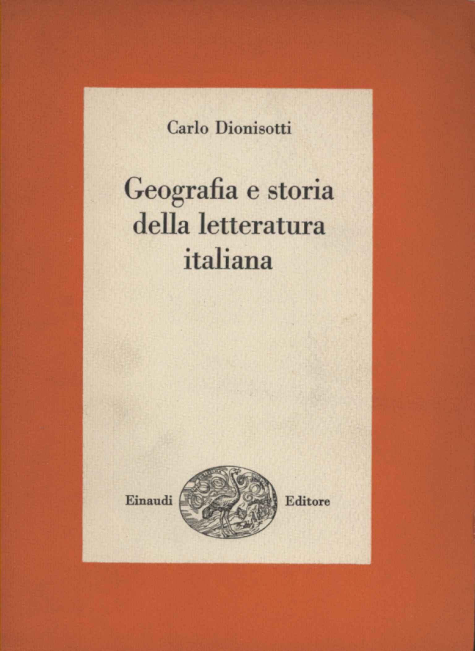 Geografia e storia della letteratura italiana