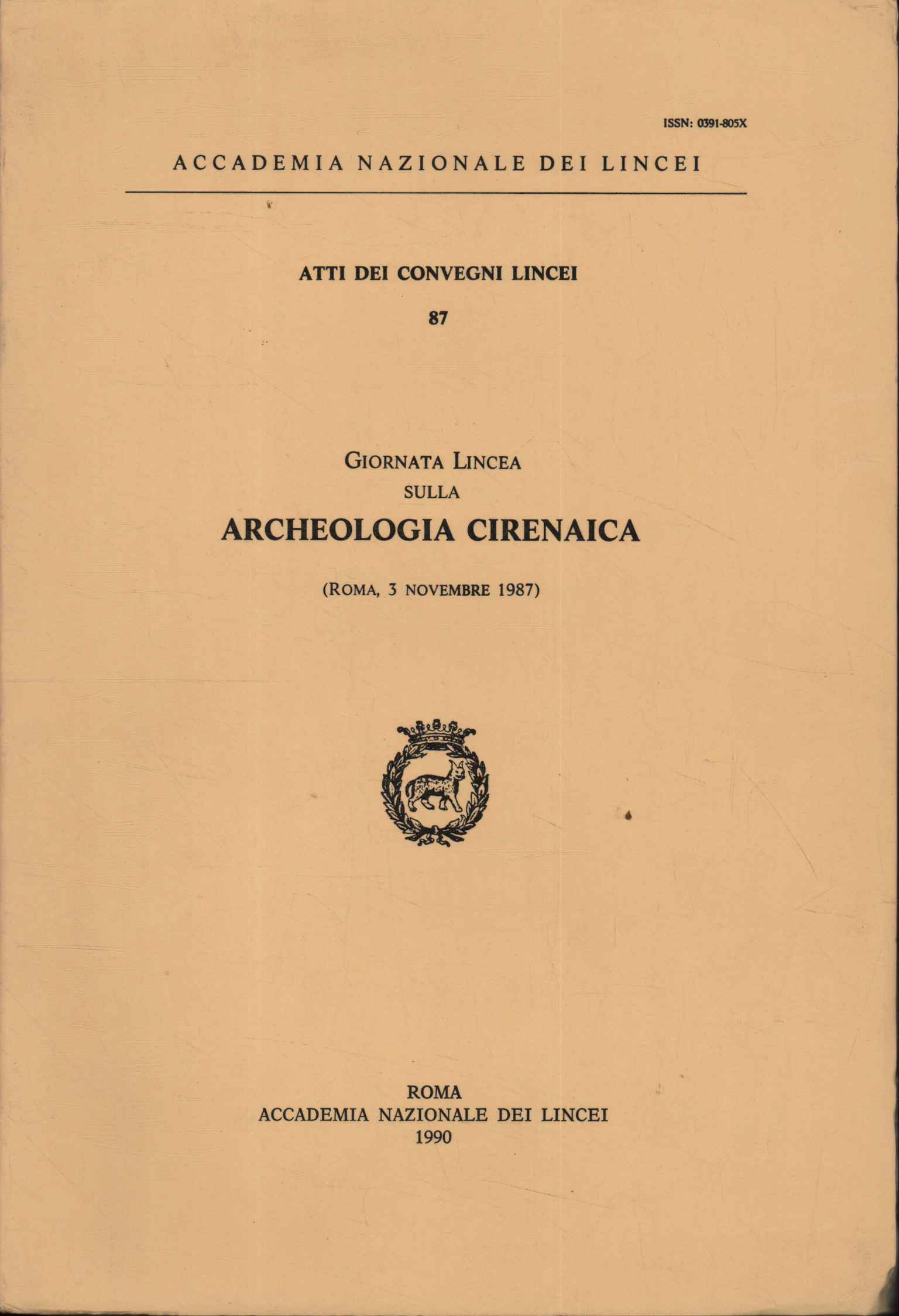 Giornata Lincea sulla archeologia cirenaica (Roma, 3 novembre 1987)