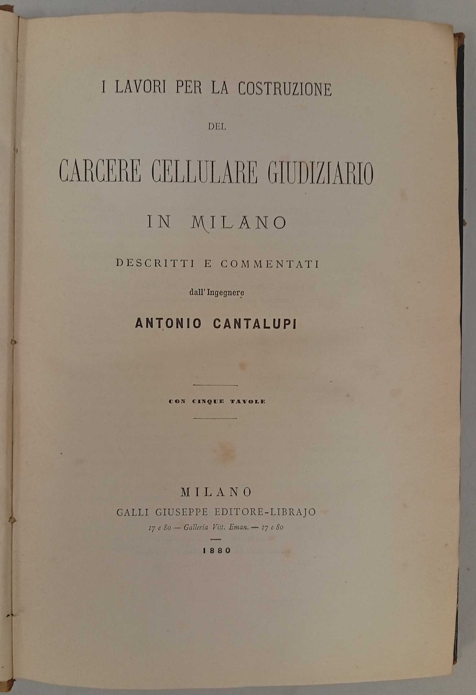 I lavori per la costruzione del carcere cellulare giudiziario in …