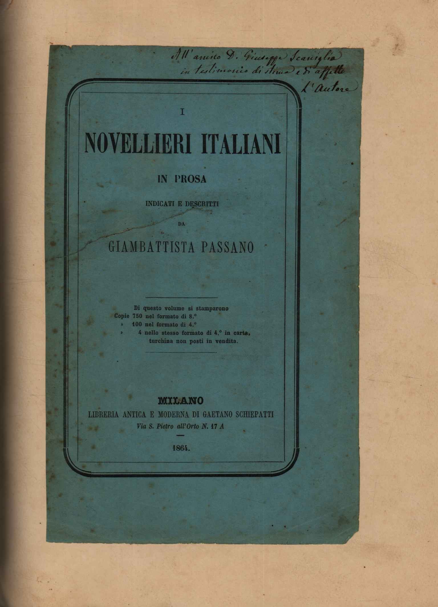 I novellieri italiani