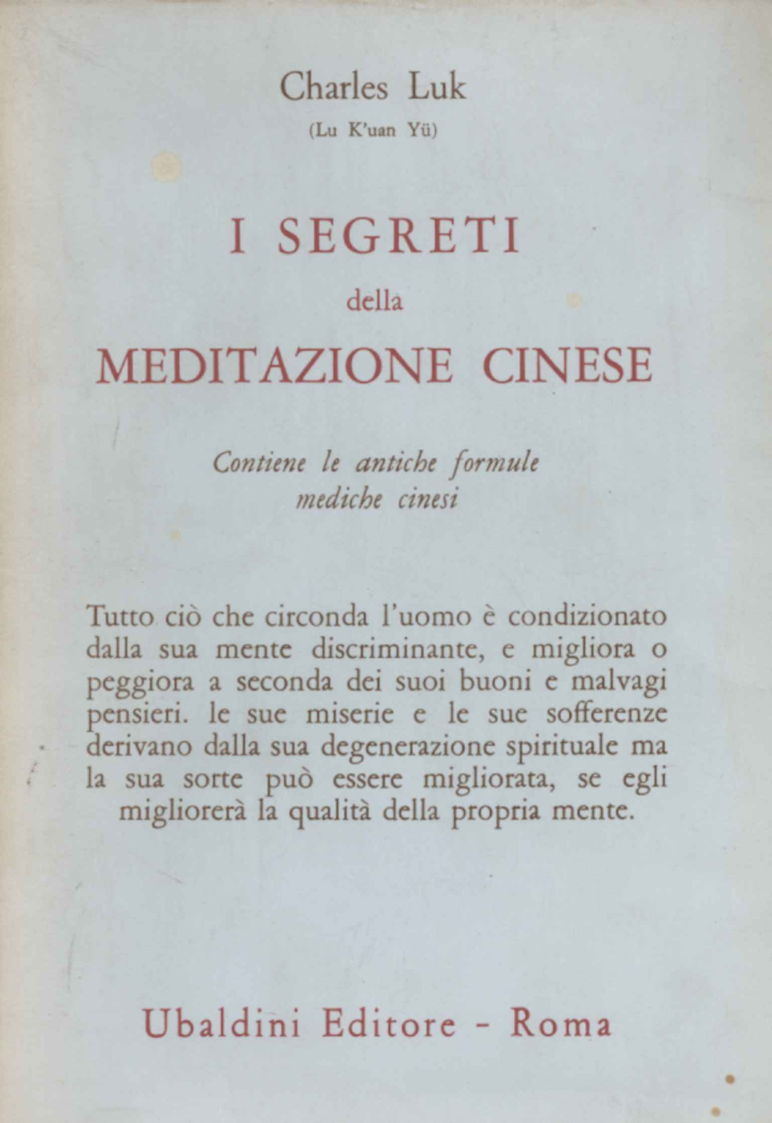 I segreti della meditazione cinese