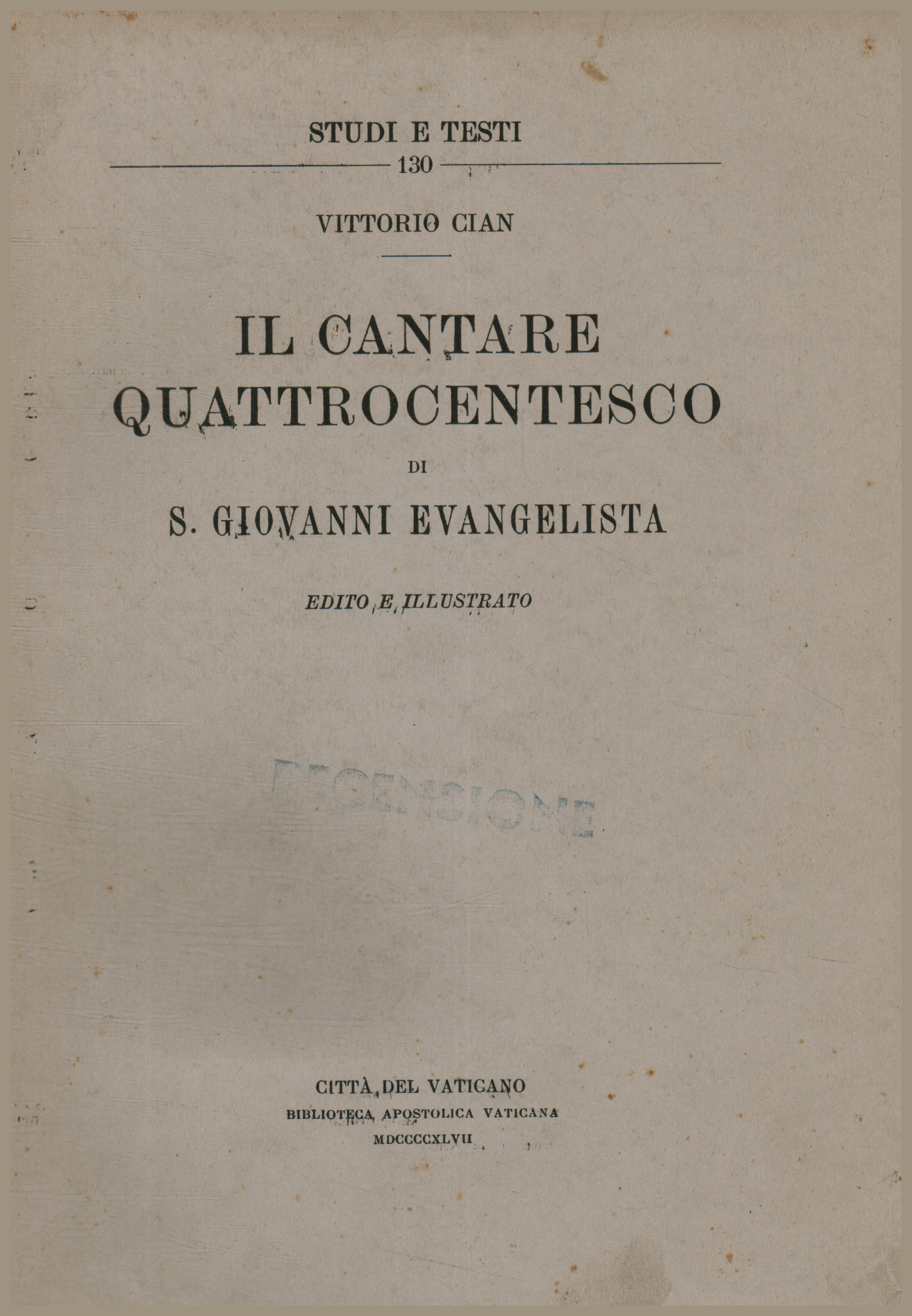 Il cantare quattrocentesco