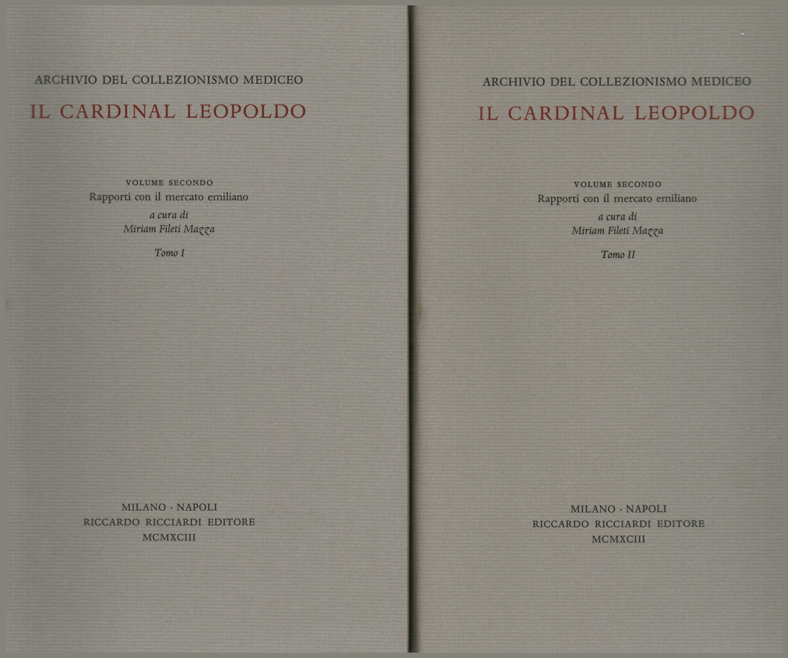 Il Cardinal Leopoldo. Volume secondo (2 Volumi)