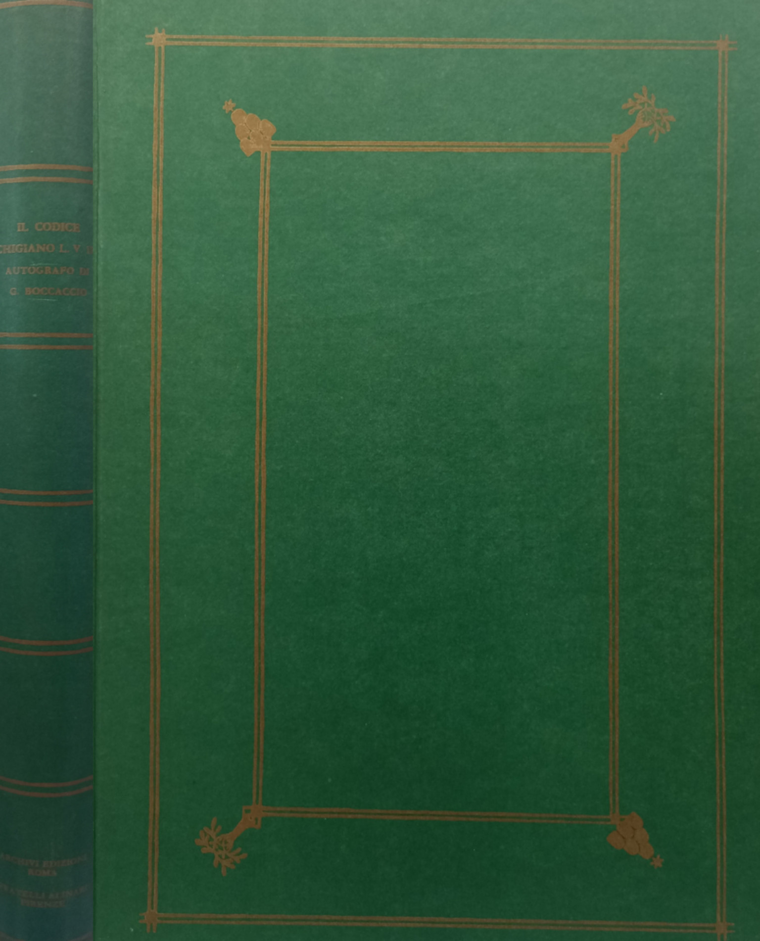 Il codice Chigiano L. V. 176