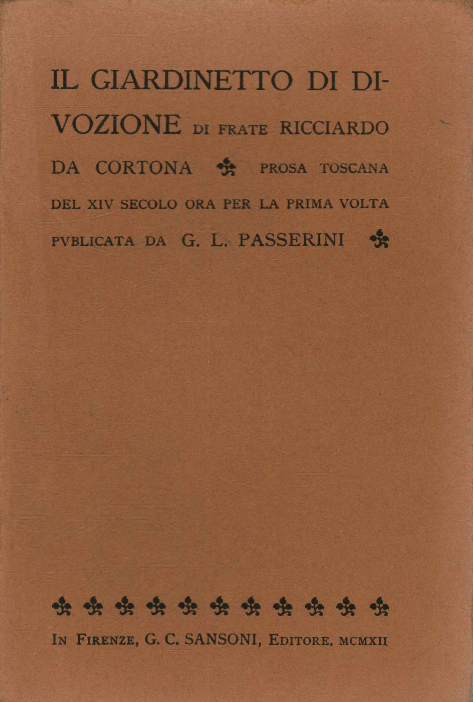 Il giardinetto di divozione